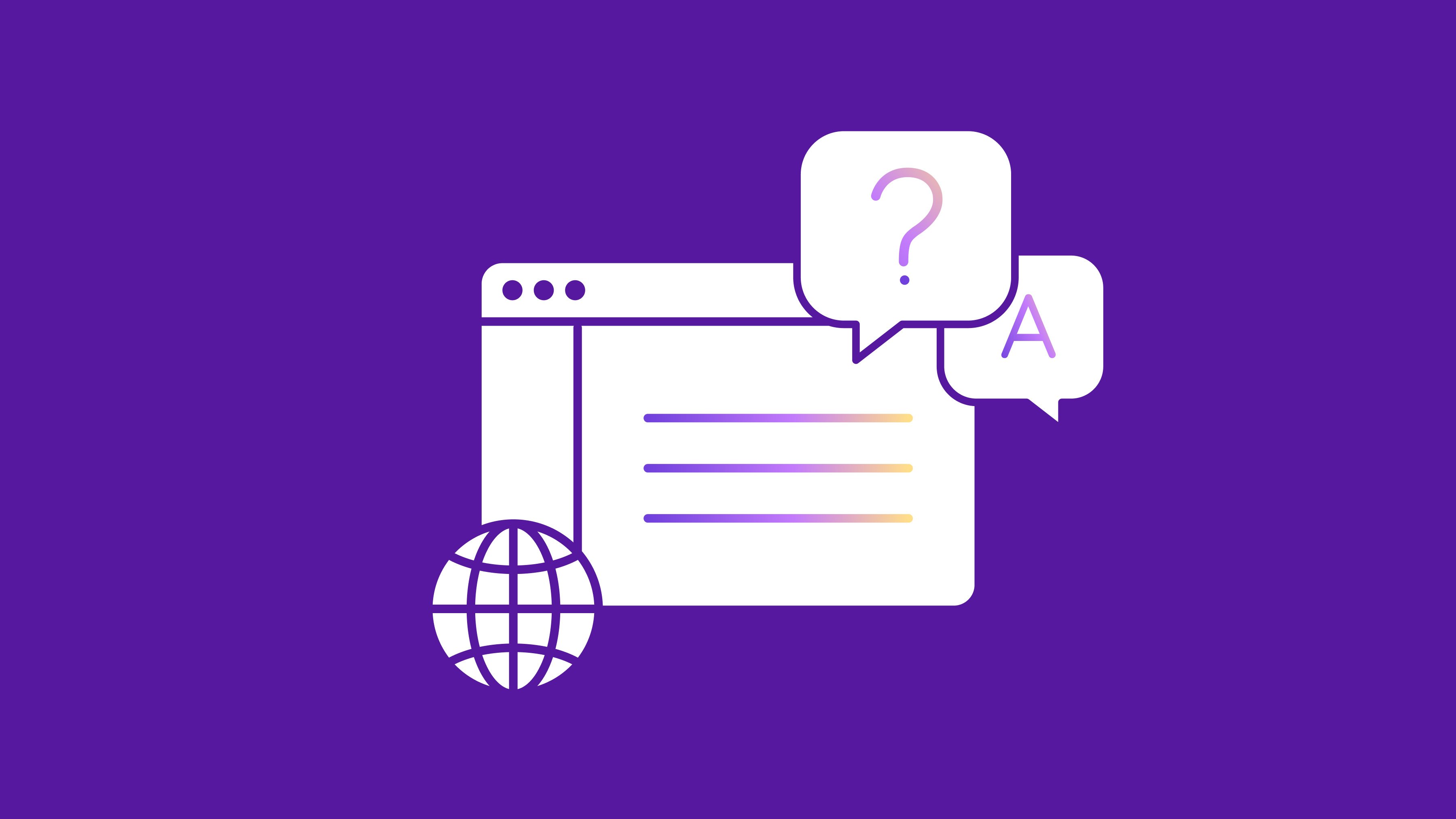 graphic representation of web page translation guide