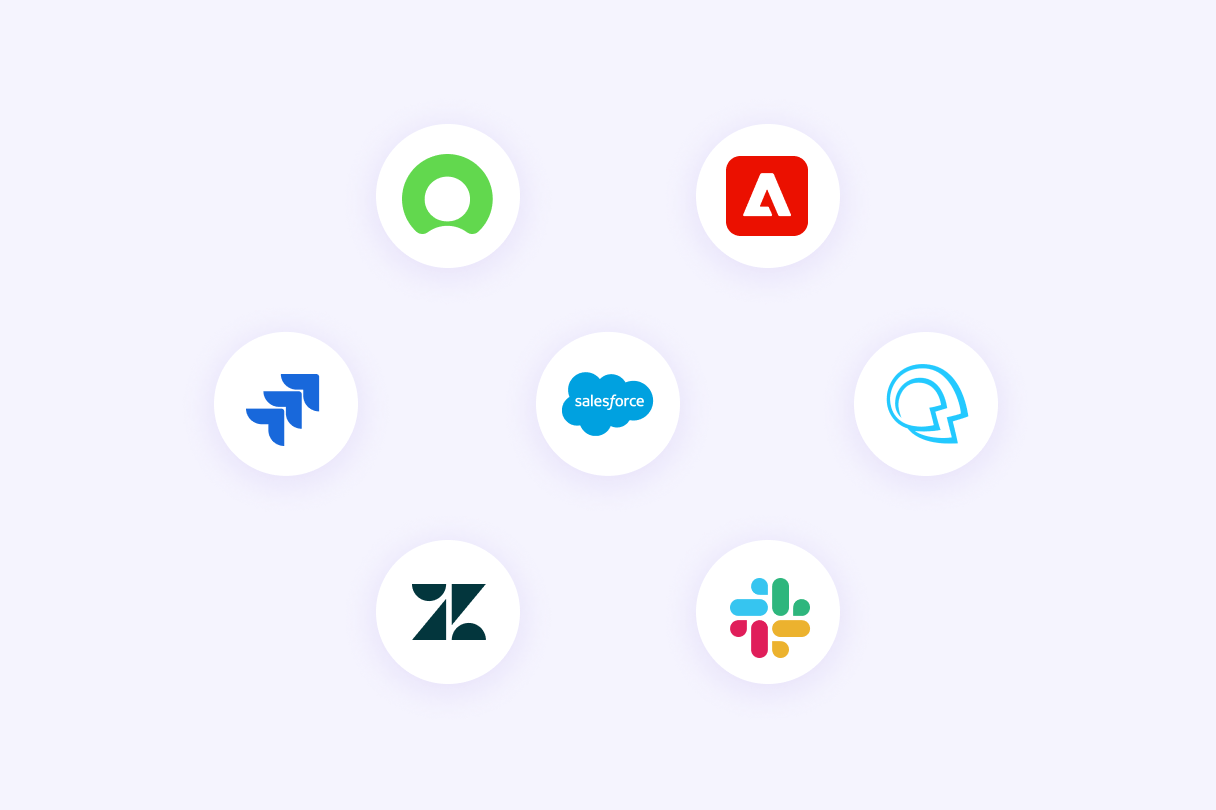 Customer support platforms graphic