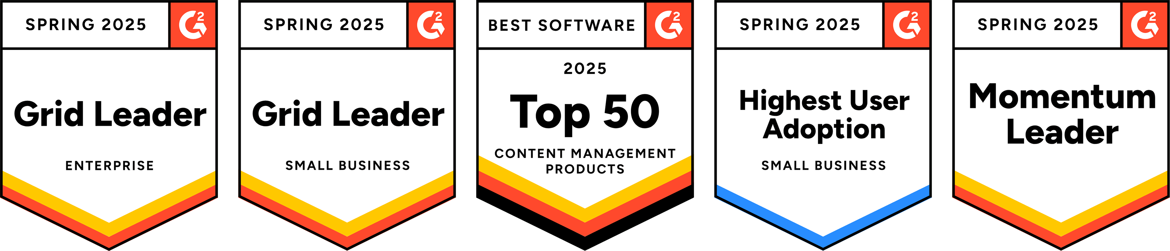 G2 - 2025 Smartling Spring logos